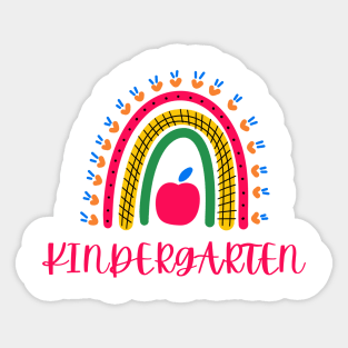 Kindergarten Rainbow Squad Teacher Boys Girls Team T-shirt Sticker